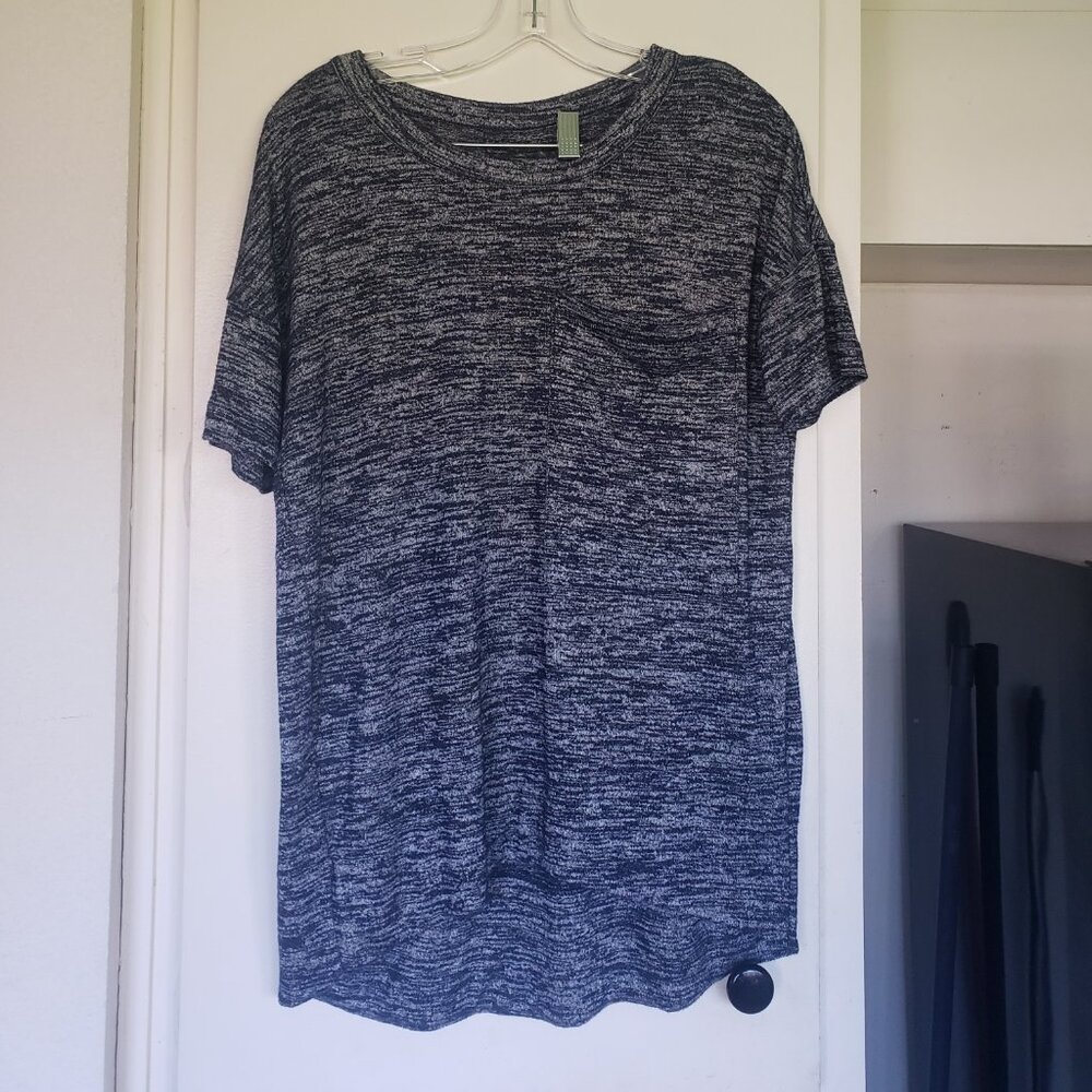 Blue & White Top Rag & Bone Jean Top Size S High Low